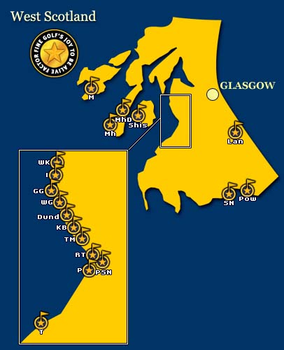 West Scotland* Map
